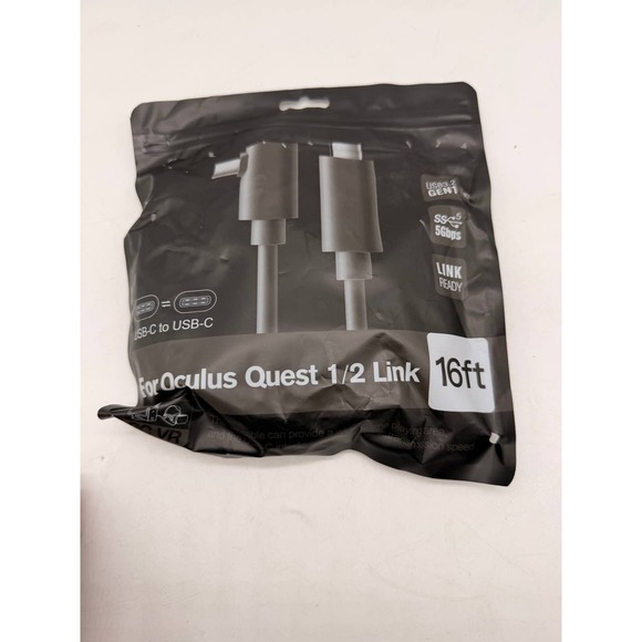 Other - Oculus Quest 1/2 Link Cable 5m (16ft) USB 3.2 GEN 1 USB-C To USB-C 5Gbps
